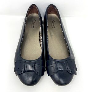 CLARKS Bendables Leather Ballet Flats